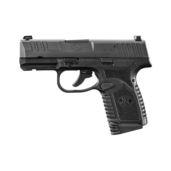 FN Reflex NMS 9mm Pistol, 3.3" Barrel, 15-Round, Black