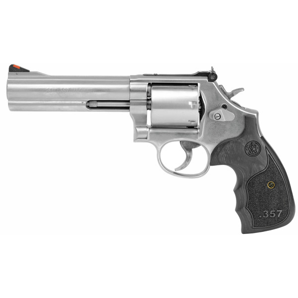 Smith & Wesson 686 Plus Deluxe .357 Magnum 5" Stainless 7-Round Wood Grip