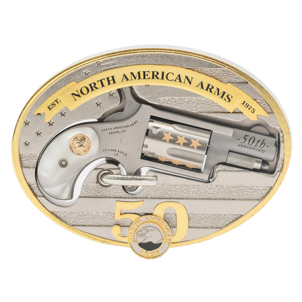 NAA Mini Revolver .22LR 1 1/8" 5-Round 50th Anniversary Edition