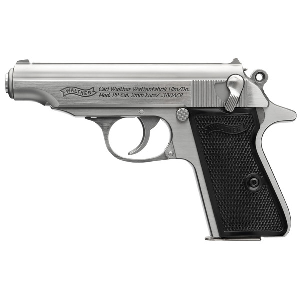 Walther PP 380 ACP 3.9" 7-Round Stainless Steel Pistol