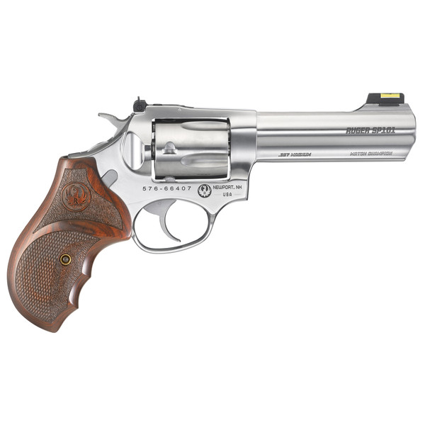 Ruger SP101 .357 Magnum 4.2" Stainless Steel 5-Round Fiber Optic Front Sight