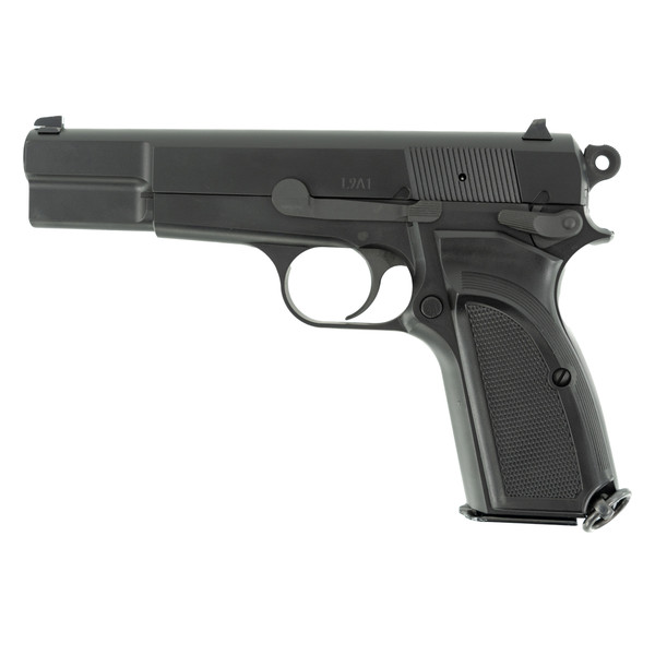 INGLIS L9A1 9mm Pistol, 4.7" Barrel, 15-Round Capacity, Black Finish