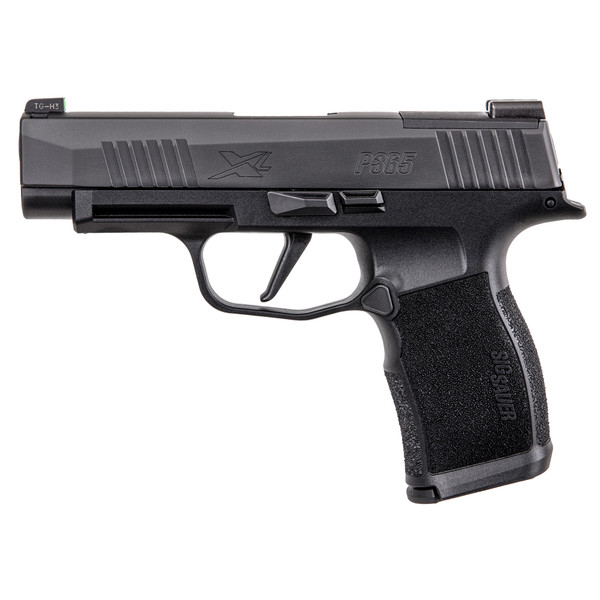 SIG P365XL 9mm Pistol with 3.7" Barrel and 12-Round Capacity, Black with Night Sights and Optics Ready