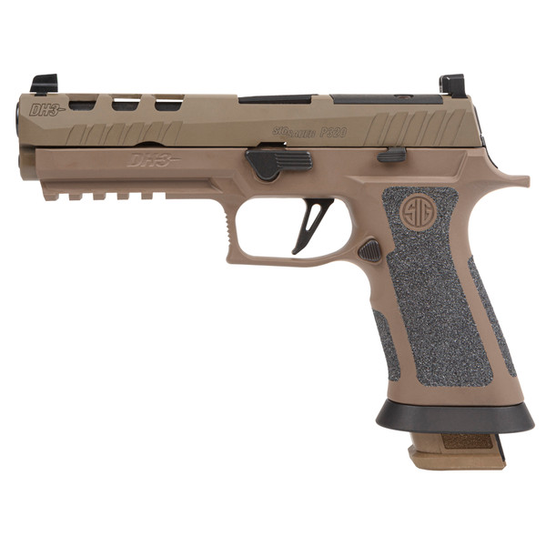 SIG P320X5 DH3 9MM Pistol, 5" Barrel, 21-Round, Coyote Finish
