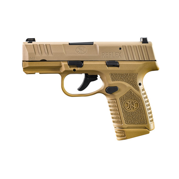 FN Reflex NMS 9mm 3.3" 15-Round FDE Pistol