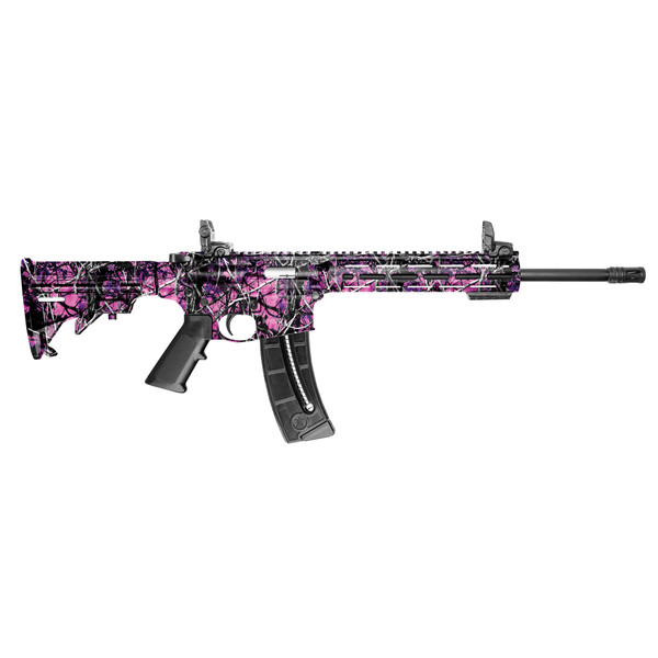 S&W M&P15-22 .22LR Rifle 16" Barrel 25-Round Magazine Muddy Girl Camo