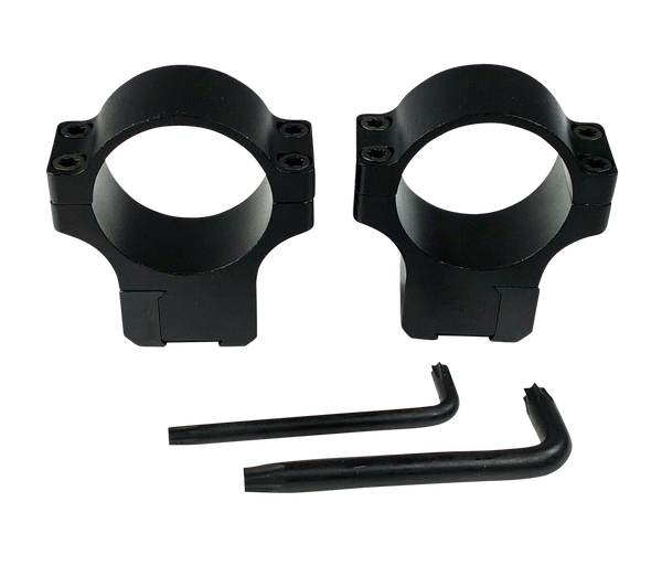 CZ-USA 40087 CZ 457/455 30mm Medium Matte Black Rings