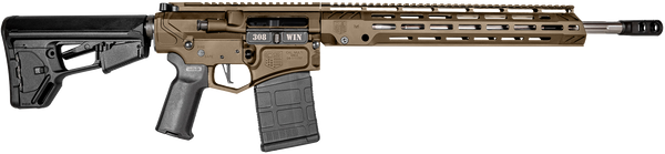 Diamondback DB10 .308 Win 18" Rifle with FDE Finish, Magpul ACS-L Stock, and 15" M-Lok Handguard