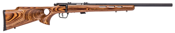 Savage Arms Mark II BTV .22 LR Rifle with Thumbhole Laminate Stock and Heavy Barrel