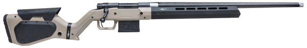Howa M1500 Hera 308 Win Rifle with Tan & Black H7 Chassis Stock