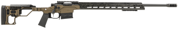 Christensen Arms Modern Precision .338 Lapua Mag Rifle with 27" Carbon Fiber Barrel and Desert Brown Folding Stock