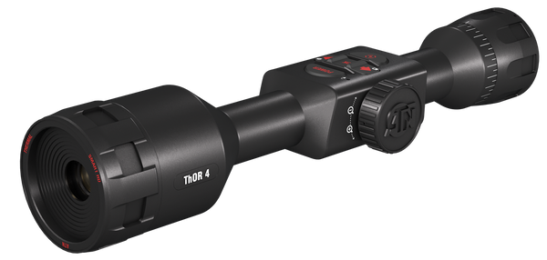 ATN Thor 4 640 Thermal Rifle Scope with Rangefinder, 1-10x Multi Reticle, Black Anodized Finish