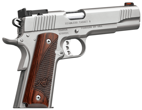 Kimber Stainless II Target 9mm Pistol with Rosewood Grip and Match Grade Barrel