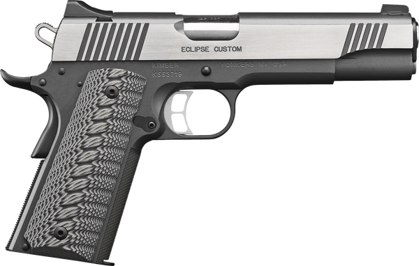 Kimber Eclipse Custom 45 ACP Pistol with Stainless Match Grade Barrel and G10 Grip