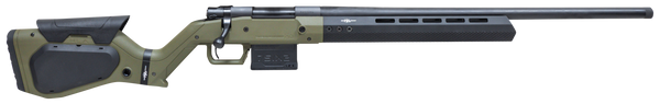 Howa M1500 Hera 6.5 Creedmoor Rifle with OD Green & Black Chassis Stock