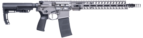Patriot Ordnance Factory Minuteman 300 Blackout Rifle with 13.75" Barrel and Tungsten Cerakote Finish