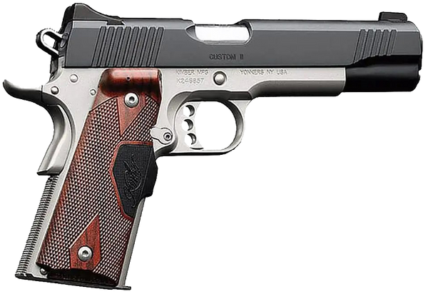 Kimber Custom II Two-Tone LG .45 ACP Pistol with Rosewood Grip