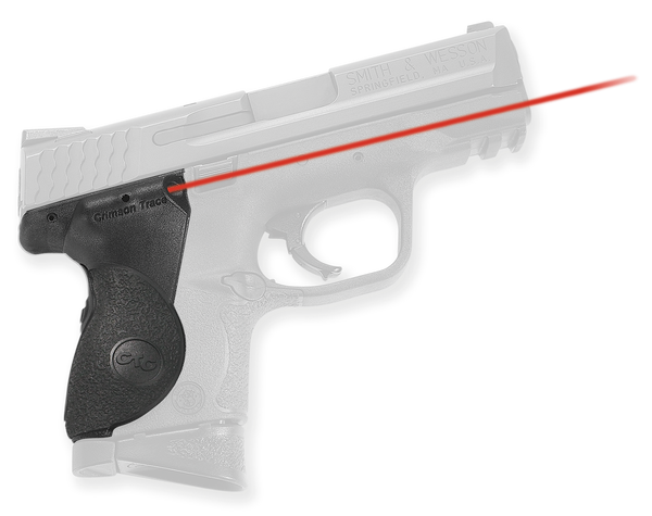Crimson Trace LG-661 Lasergrips for Smith & Wesson M&P Compact - Black with Red Laser