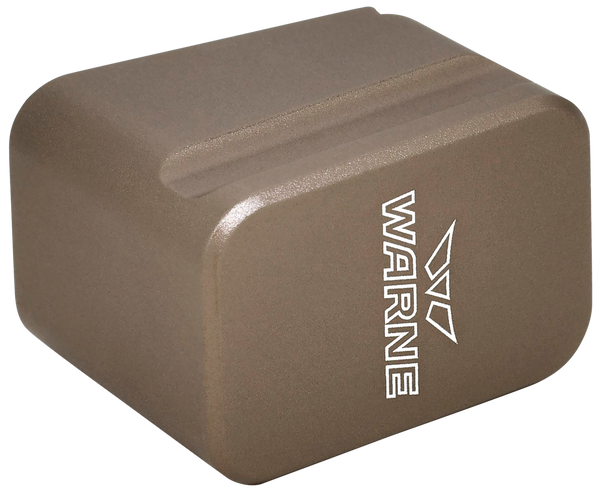 Warne MEG1954DE Glock Magazine Extension - 5rd 9mm, 4rd .40 S&W, FDE Finish