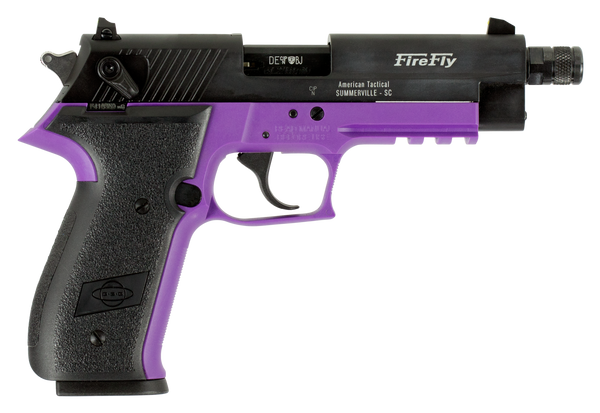 GSG FireFly 22 LR Pistol - 10+1 Capacity, 4.90" Threaded Barrel, Purple Frame