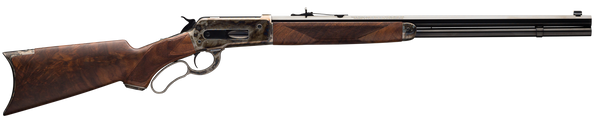 Winchester Model 1886 Deluxe 45-90 Win with Octagon Barrel and Satin Walnut Stock