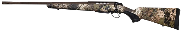 Tikka JRTXVW416 T3x Lite 308 Win Left-Handed Rifle with Midnight Bronze Cerakote and Veil Wideland Stock