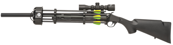 Traditions Crackshot XBR Package: .22 Caliber, 16.5" Blued Barrel, Black Synthetic Stock, 4x32 Scope, Includes Three Firebolt Arrows