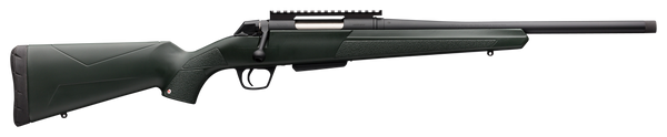 Winchester XPR Stealth 6.5 PRC Rifle with 16.5" Threaded Barrel and Green Synthetic Stock