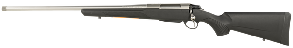 Tikka T3 Lite Left Hand 243 Win Stainless Rifle with Black Synthetic Stock