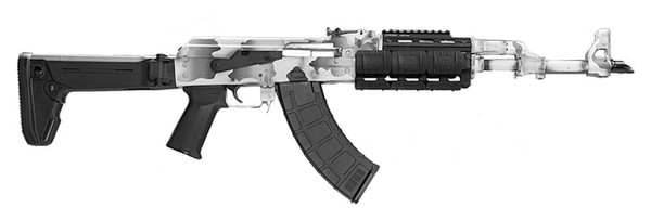 ZPAP M70 7.62X39 White Camo Rifle