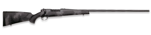 Weatherby Mark V Live Wild 270 Wthby Mag Rifle with Carbon Gray Cerakote and Spiral Fluted Barrel