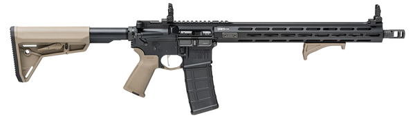 Springfield Armory SAINT Victor 5.56 NATO Rifle with FDE Magpul Accessories and Flip-Up Sights