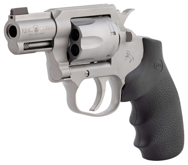 Colt King Cobra .357 Mag 2" Matte Stainless Steel Revolver with Black Hogue Grips
