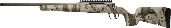 Savage Arms Axis 2 Pro Compact 7mm-08 Rem Left-Handed Rifle with Woodland Camo Stock and Heavy Threaded Barrel