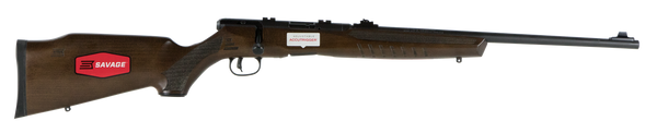 Savage Arms B Series G 22 LR Rifle with Walnut Stock and Matte Black Finish