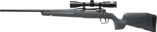 Savage Arms 32204 Axis 2 XP Combo Full Size 223 Rem 4+1 22" Black Sporter Barrel, Black Carbon Steel Receiver Drilled & Tapped, Gray Fixed Synthetic Stock, Weaver 3-9x40mm Scope, Left Hand