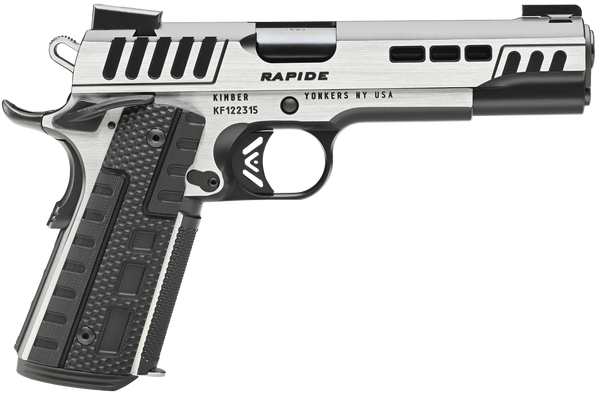 Kimber Rapide Scorpius 9mm Pistol - 9+1 Capacity, 5" Barrel, Black KimPro II Finish, Stainless Steel Slide, G10 Grip