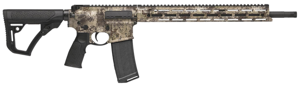 Daniel Defense DDM4 Hunter 5.56 NATO Rifle, 18" Barrel, 32+1 Capacity, Black Finish, Mil-Spec Stock, Ambidextrous Features