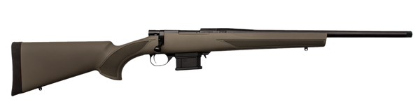 Howa 1500 Mini Action Youth 6mm ARC Rifle with 20" Black Heavy Threaded Barrel and Green Synthetic Stock
