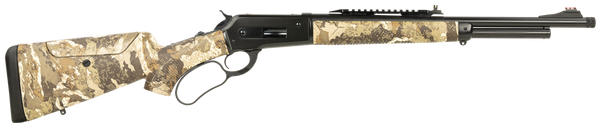 Taylors & Company 1886 Journey Rifle: 45-70 Gov, 19" Black Cerakote, Camo Stock, Fiber Optic Sight