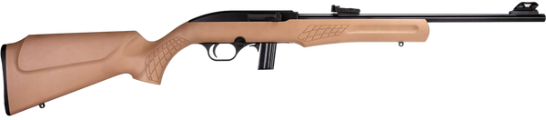Rossi RS22 22LR 18" Matte Black Rifle with Tan Monte Carlo Stock