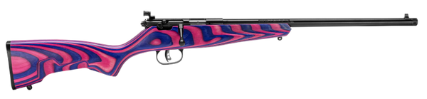 Savage Arms Rascal Youth .22 LR Rifle with Pink & Purple Laminate Stock