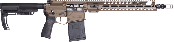 Patriot Ordnance Factory Rogue 308 Win Rifle - 20+1 Capacity, 13.75" Barrel, Patriot Brown Cerakote
