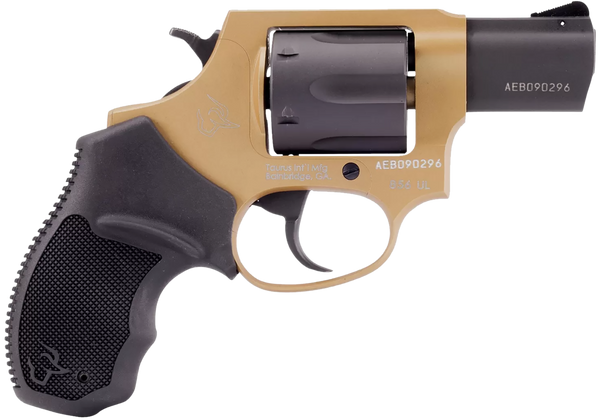 Taurus 856 Ultra-Lite .38 Special Revolver, 6-Round, 2" Barrel, Matte Black/Sabre Sand Finish, Transfer Bar Safety
