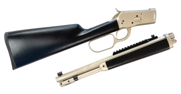 Taylors & Company 1892 Alaskan Take-Down .44 Rem Mag, 16" Barrel, Matte Chrome, SoftTouch Stock