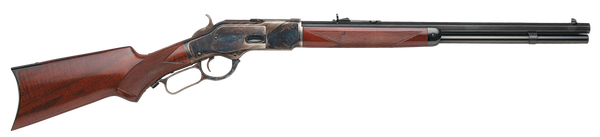 Taylors & Company 1873 .357 Mag Rifle, 20" Blued Octagon Barrel, Walnut Stock