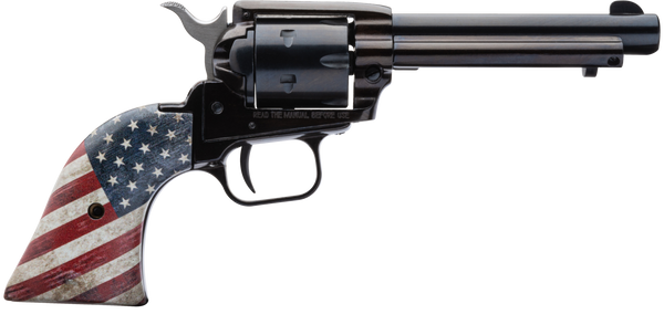 Heritage Rough Rider RR22B4USFLAG .22 LR Revolver with US Flag Grip and Manual Safety