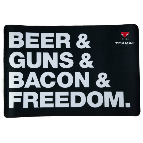 TEKMAT MAT: CELEBRATING BEER, GUNS, BACON, AND FREEDOM