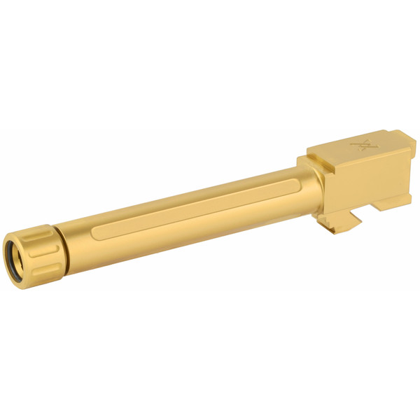 True Precision Barrel for Glock 17 Gold Threaded Barrel