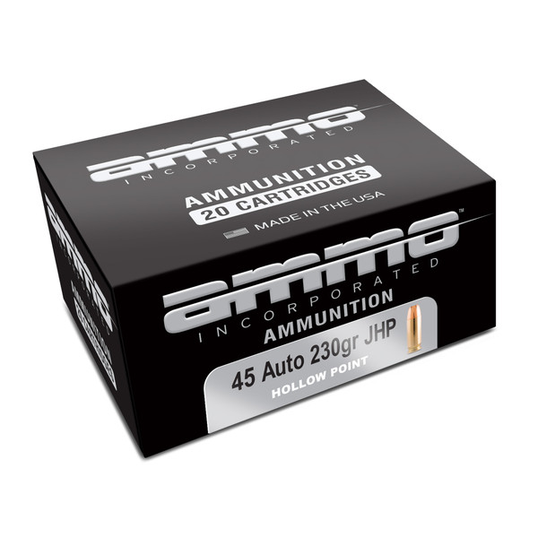 AMMO INC 45 ACP 230GR XTP JHP - 20 Rounds per Box, 200 Rounds per Case